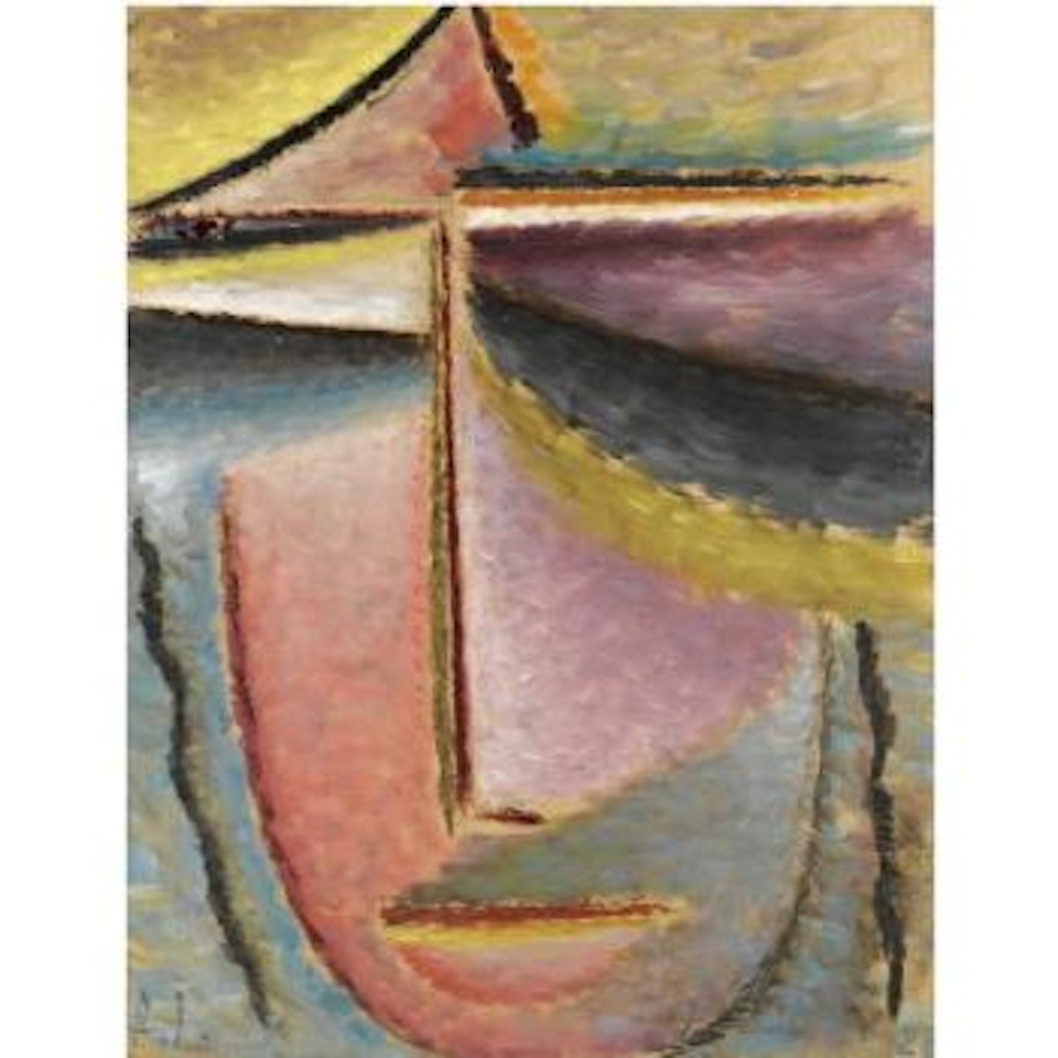 Abstrakter Kopf: Frauenkopf (Abstract Head: Head Of A Woman) by Alexej von Jawlensky