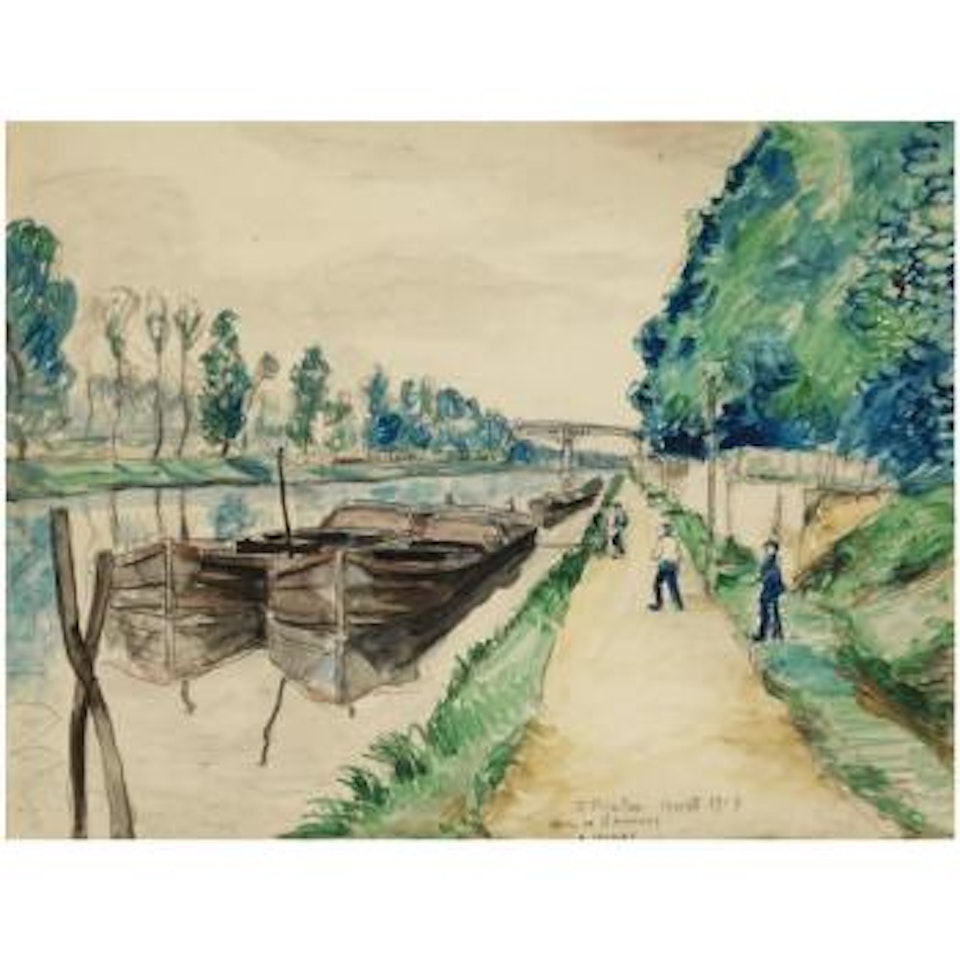 Canal De St-Mammès À Moret by Francis Picabia
