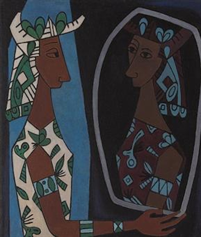 Mirándose al espejo by Cundo Bermudez