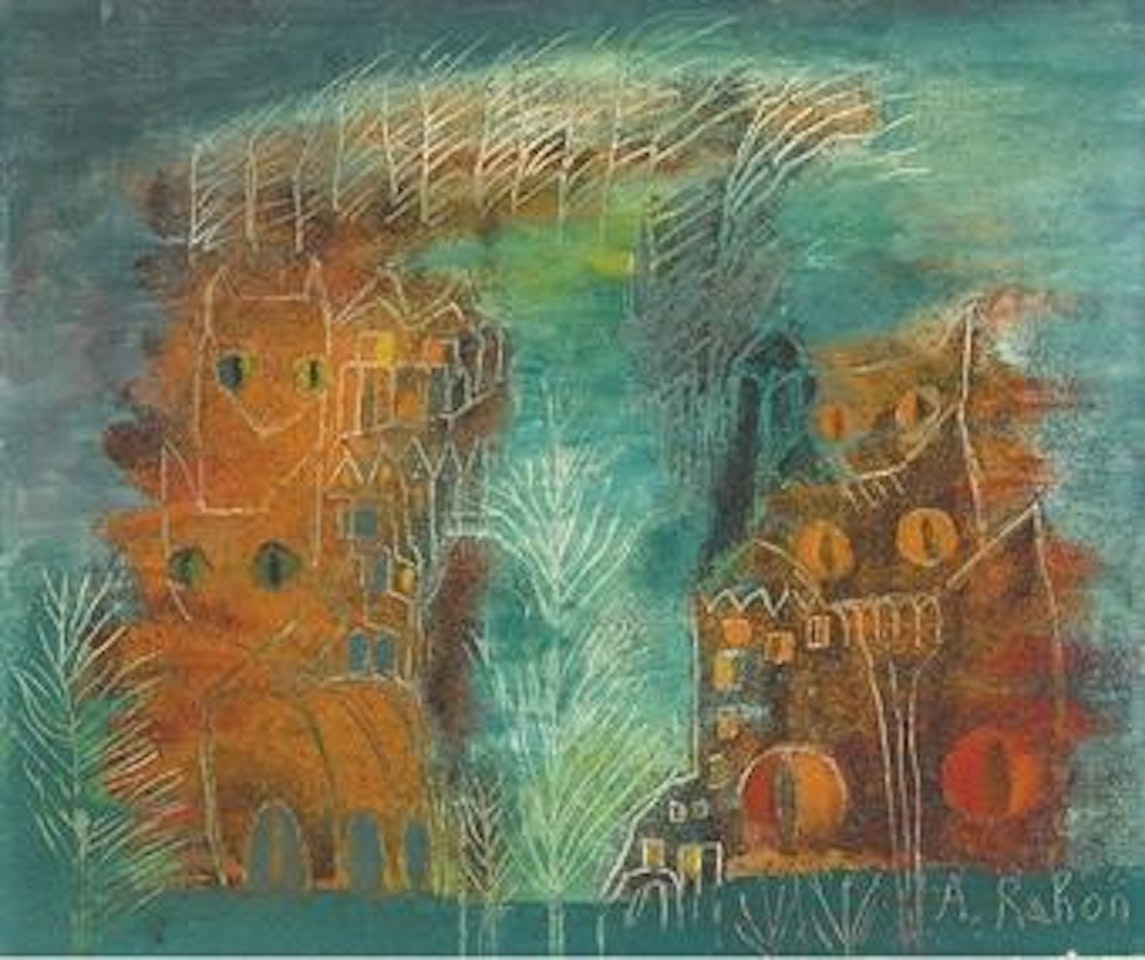 Gatos en el valle by Alice Rahon