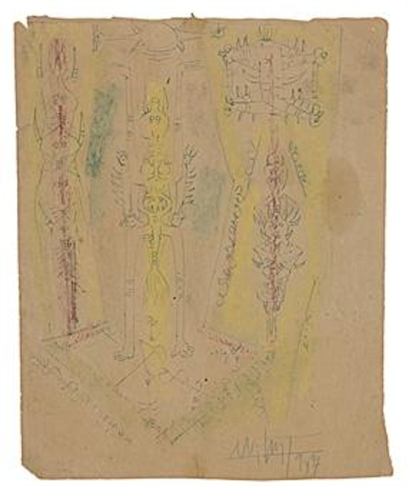 Untitled (Livre Delorme) by Wifredo Lam