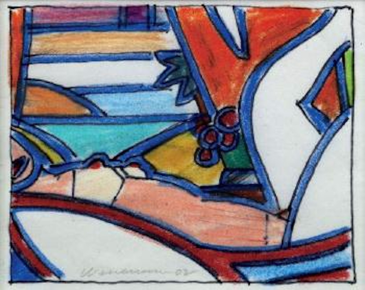 Study for sunset nude by Tom Wesselmann