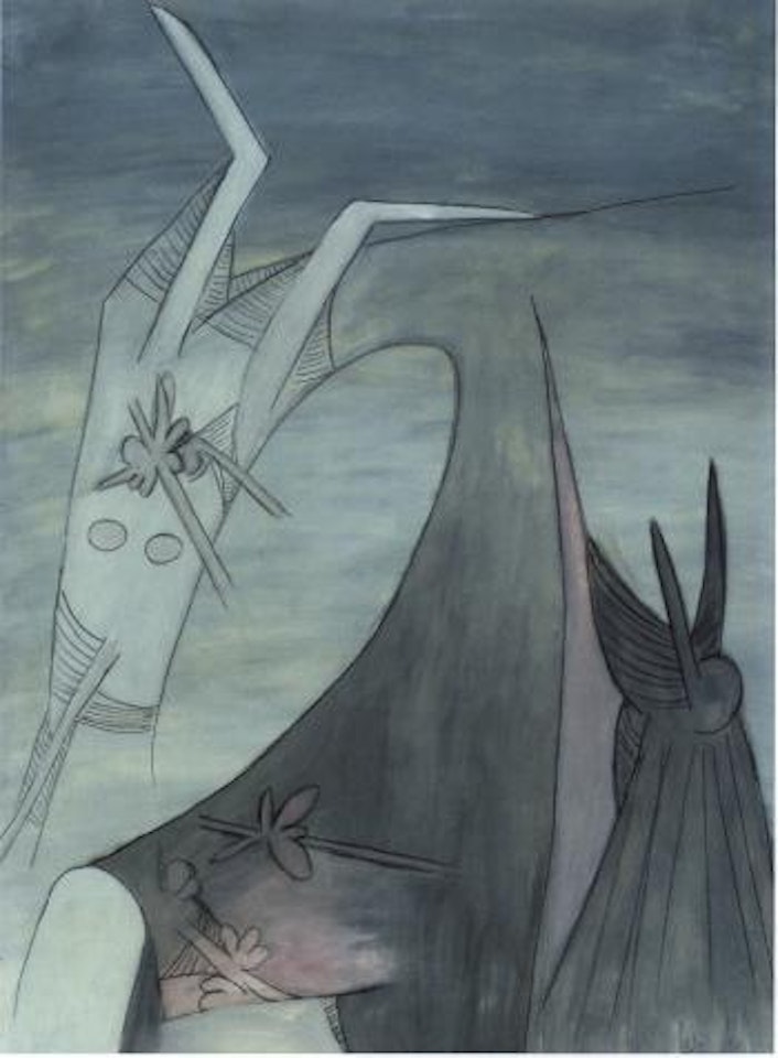 La figura blancha by Wifredo Lam