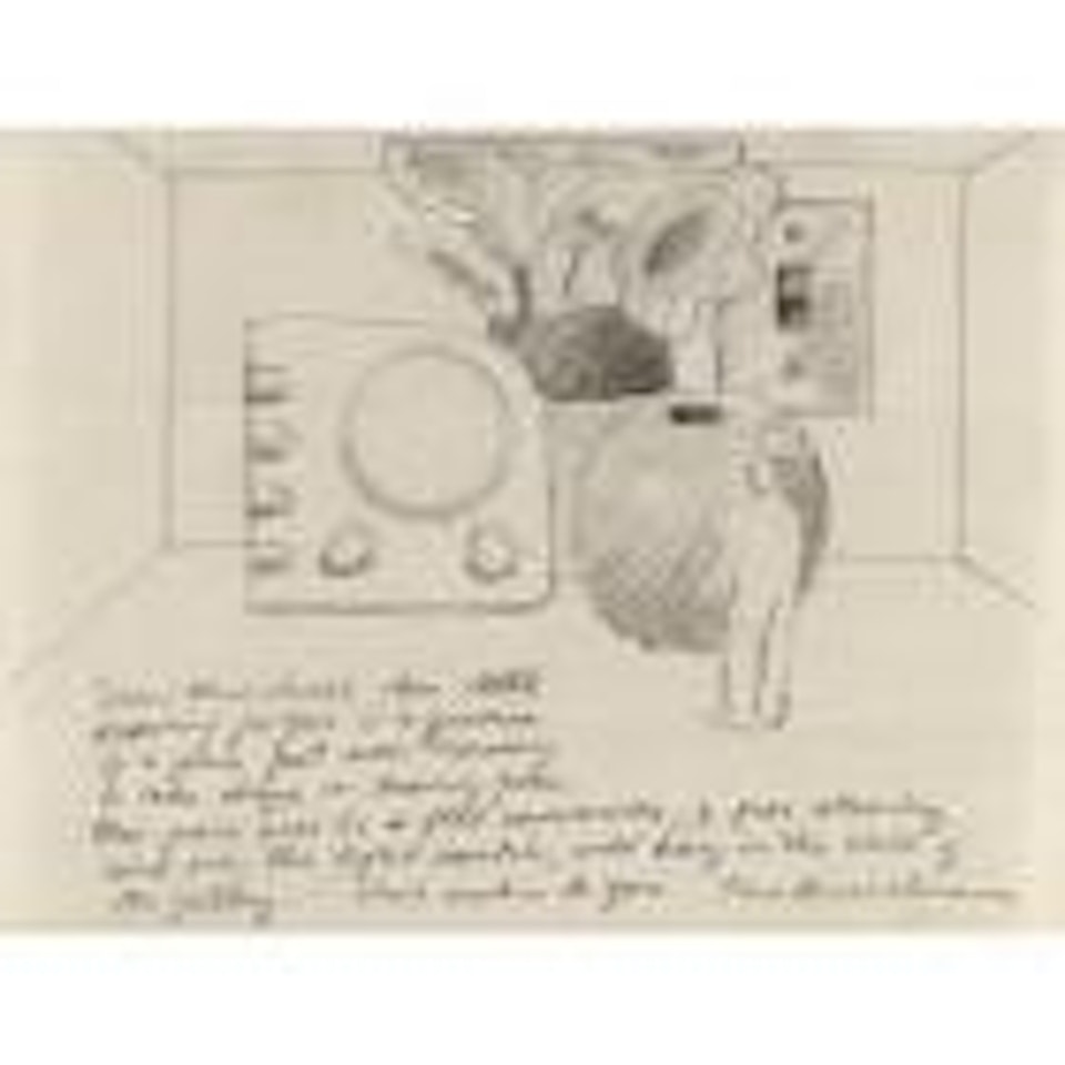 Working Drawing For Still Life #57 by Tom Wesselmann