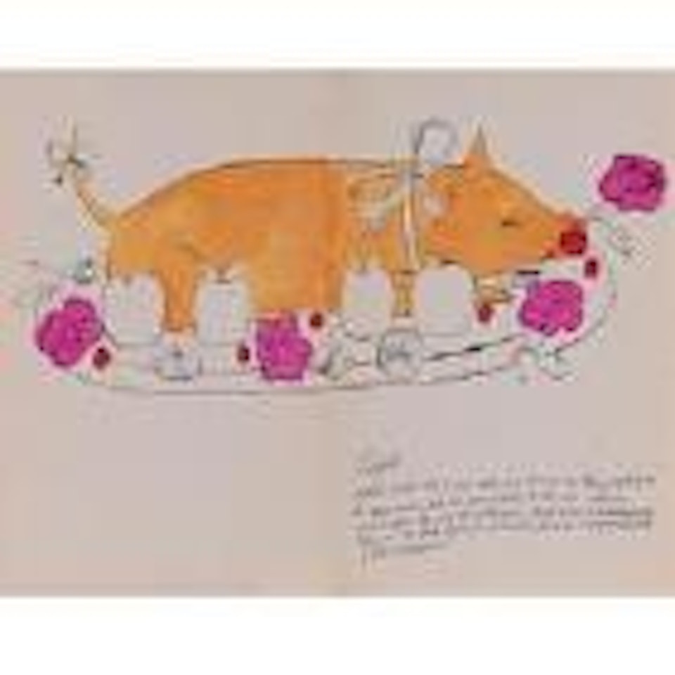 Piglet (From Wild Raspberries) by Andy Warhol