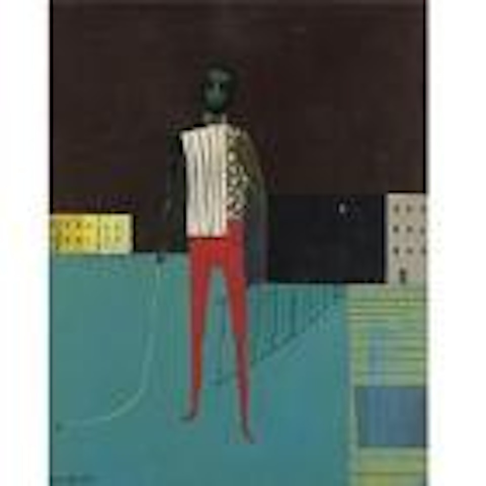 Boy With Whip And Ladder by Conrad Marca-Relli