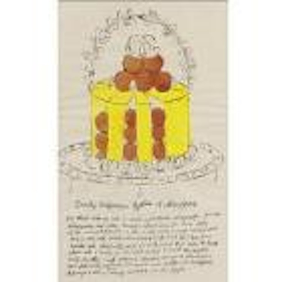 Dorothy Killgallens Gateau Of Marzipan (From Wild Raspberries) by Andy Warhol