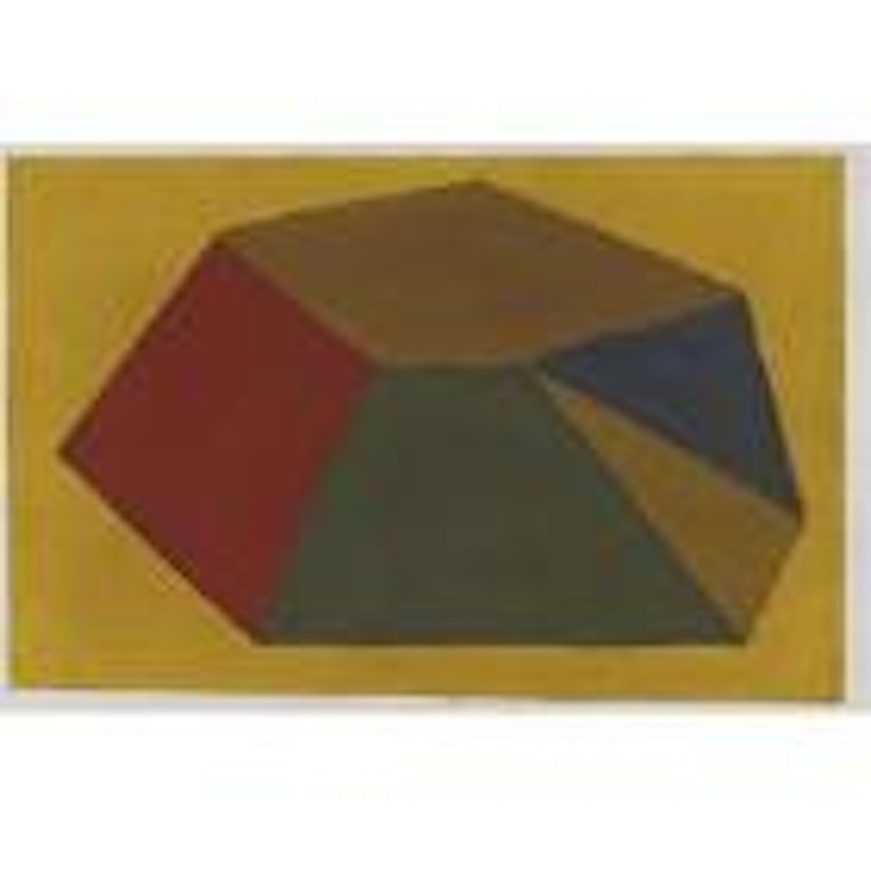Untitled (Yellow Background) by Sol LeWitt