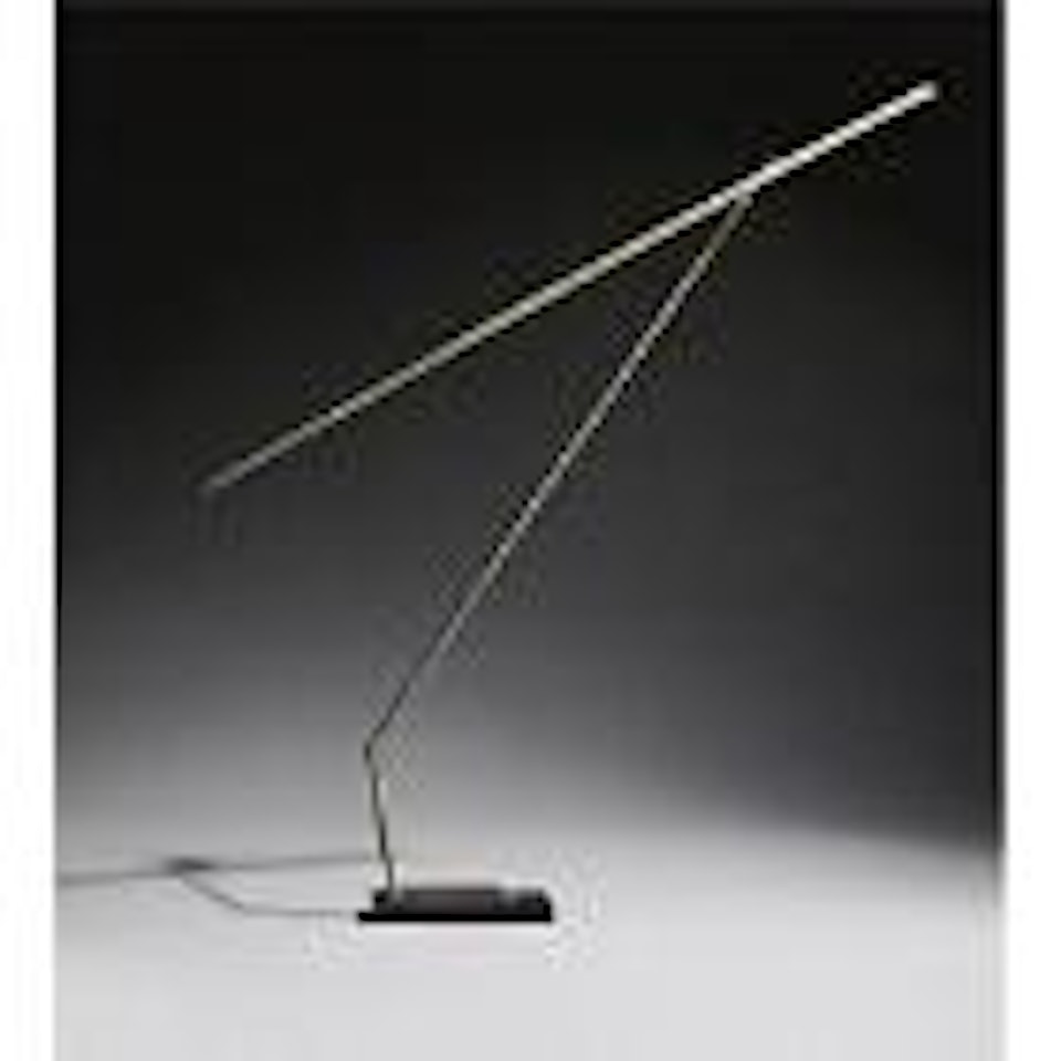 One Fixed One Moving Line Diagonal Bronze II by George Rickey