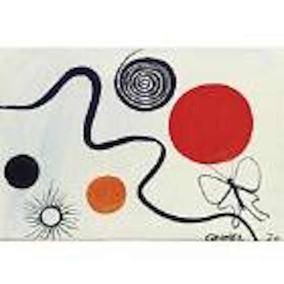 Papillons et soleil by Alexander Calder