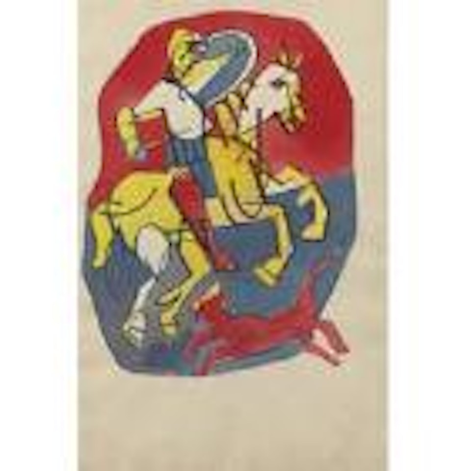 Untitled (Warrior On Horseback) by Romare Bearden