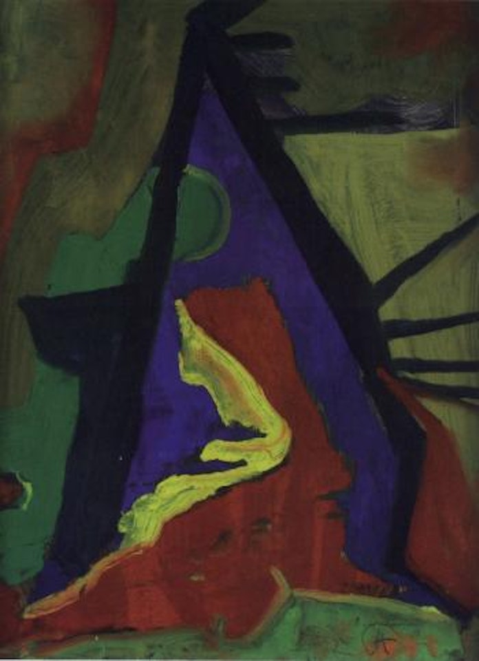 Abstrakte Formen II by Karl Hofer