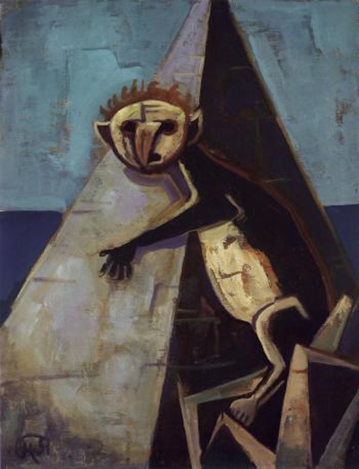 Das Tier (2) by Karl Hofer