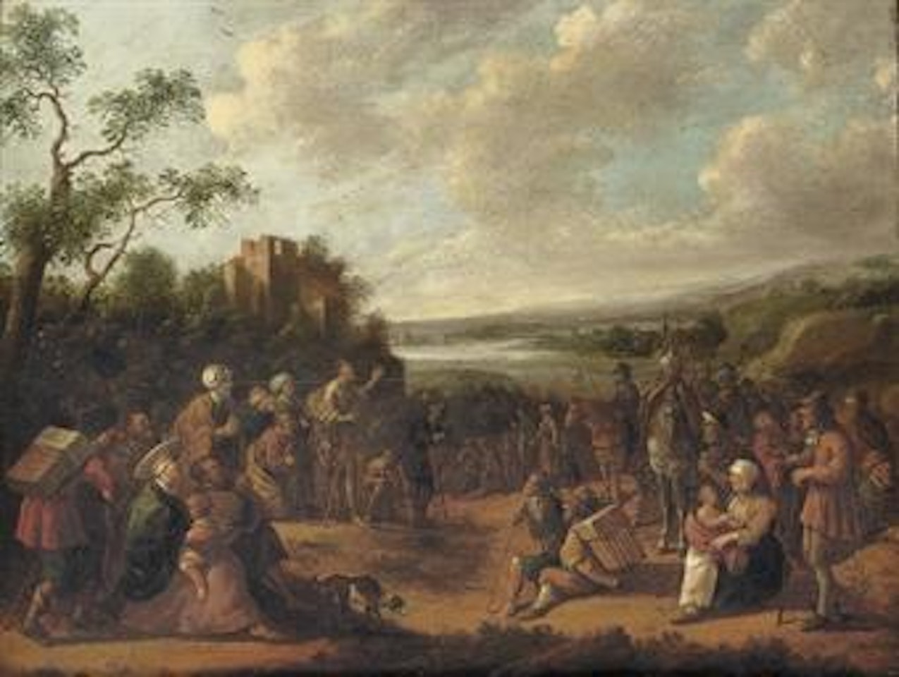 Saint John the Baptist preaching in the wilderness by Joost Cornelisz Droochsloot