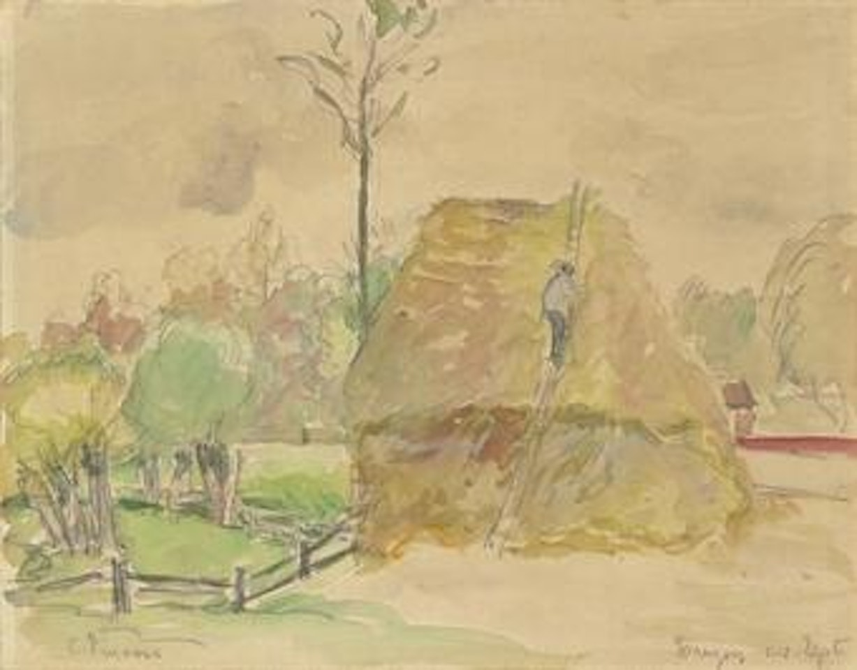 Eragny sur Epte by Camille Pissarro