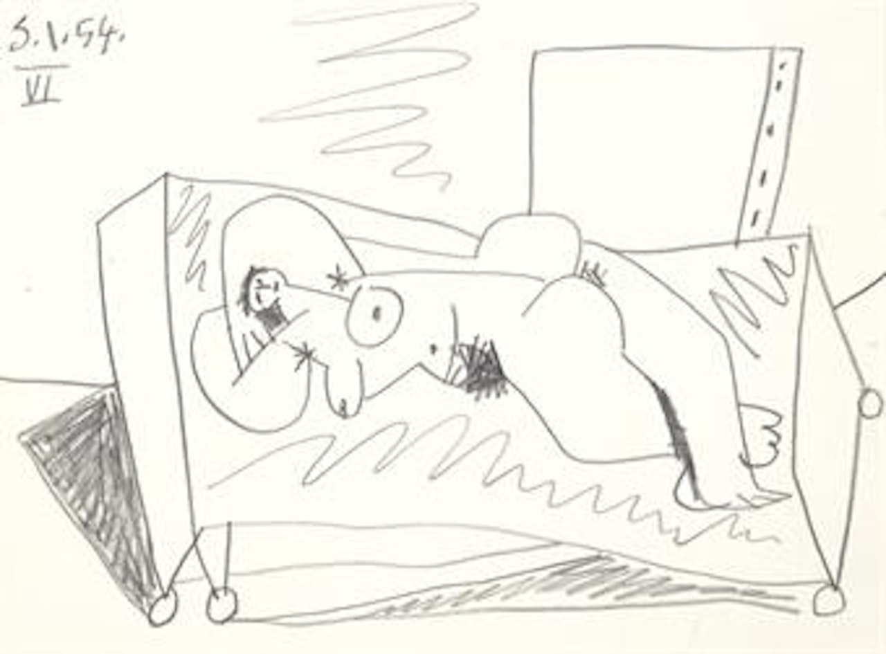 Nu couché by Pablo Picasso