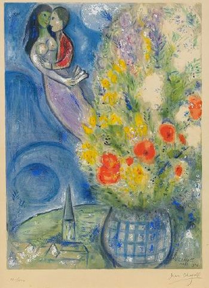 Les coquelicots by Marc Chagall