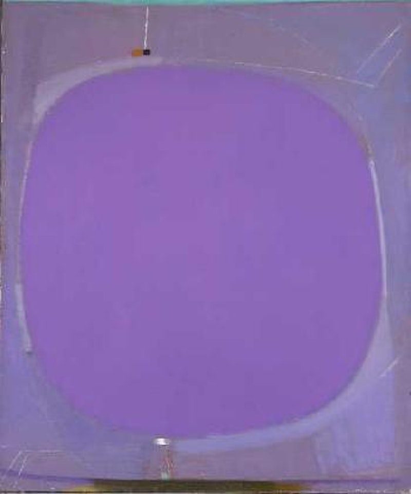 Kraftfeld Violett by Max Ackermann