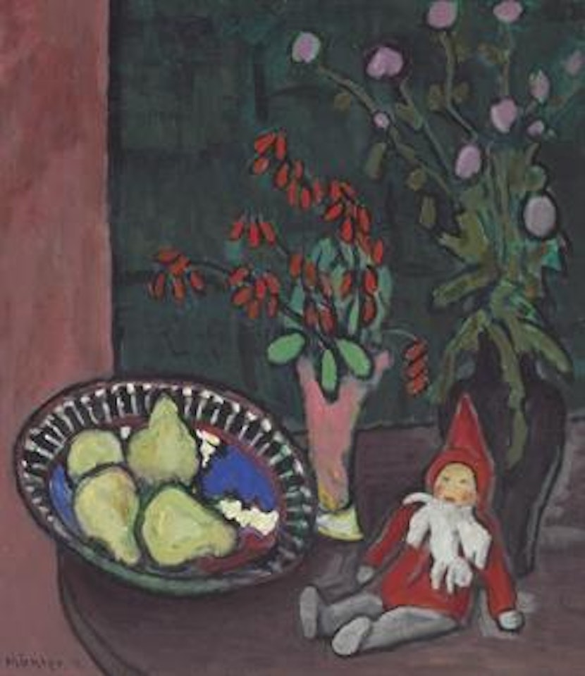 Stilleben mit Heinzelmännchen by Gabriele Münter