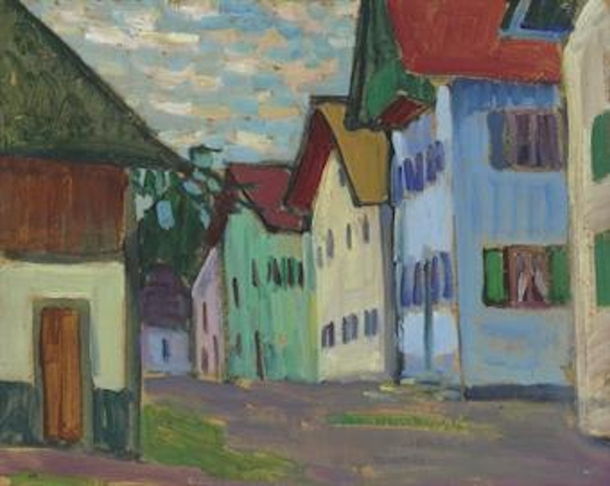 Gasse im Murnau by Gabriele Münter