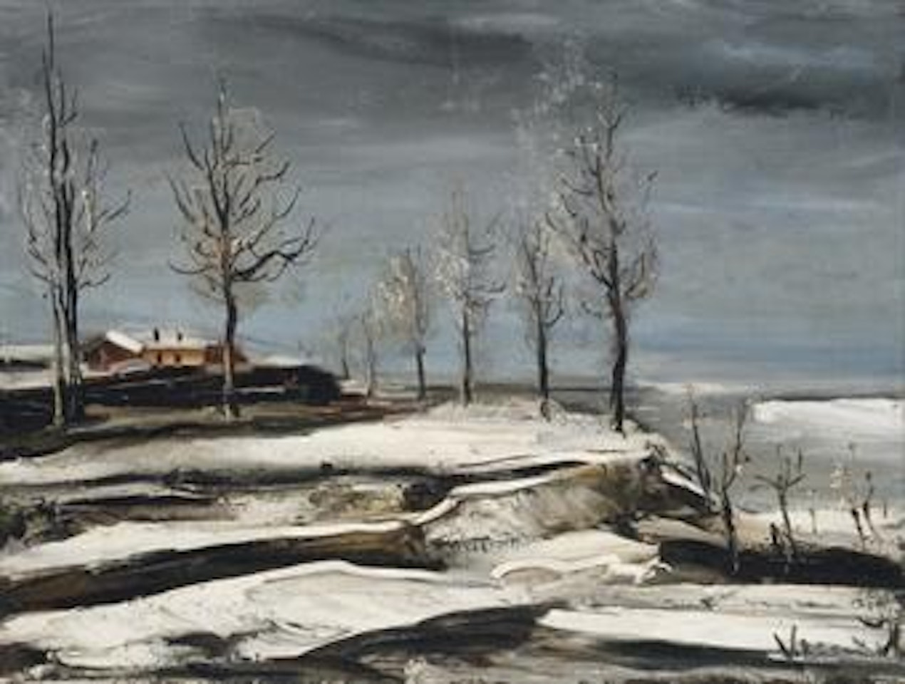 Paysage d'hiver by Maurice de Vlaminck