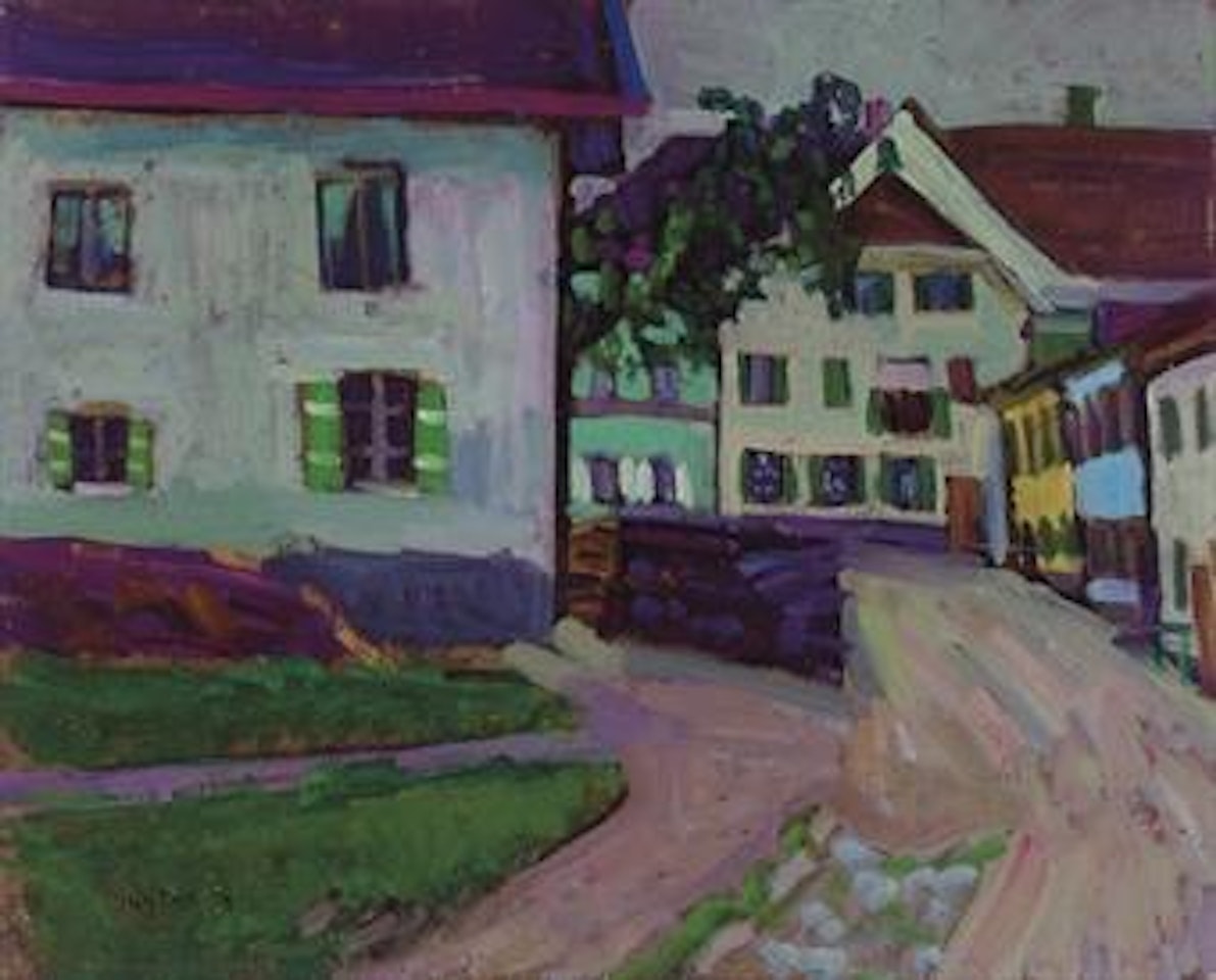 Dorfstrasse im Murnau by Gabriele Münter