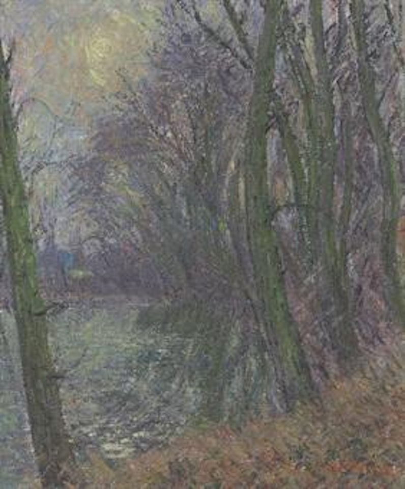 La mare en hiver by Gustave Loiseau