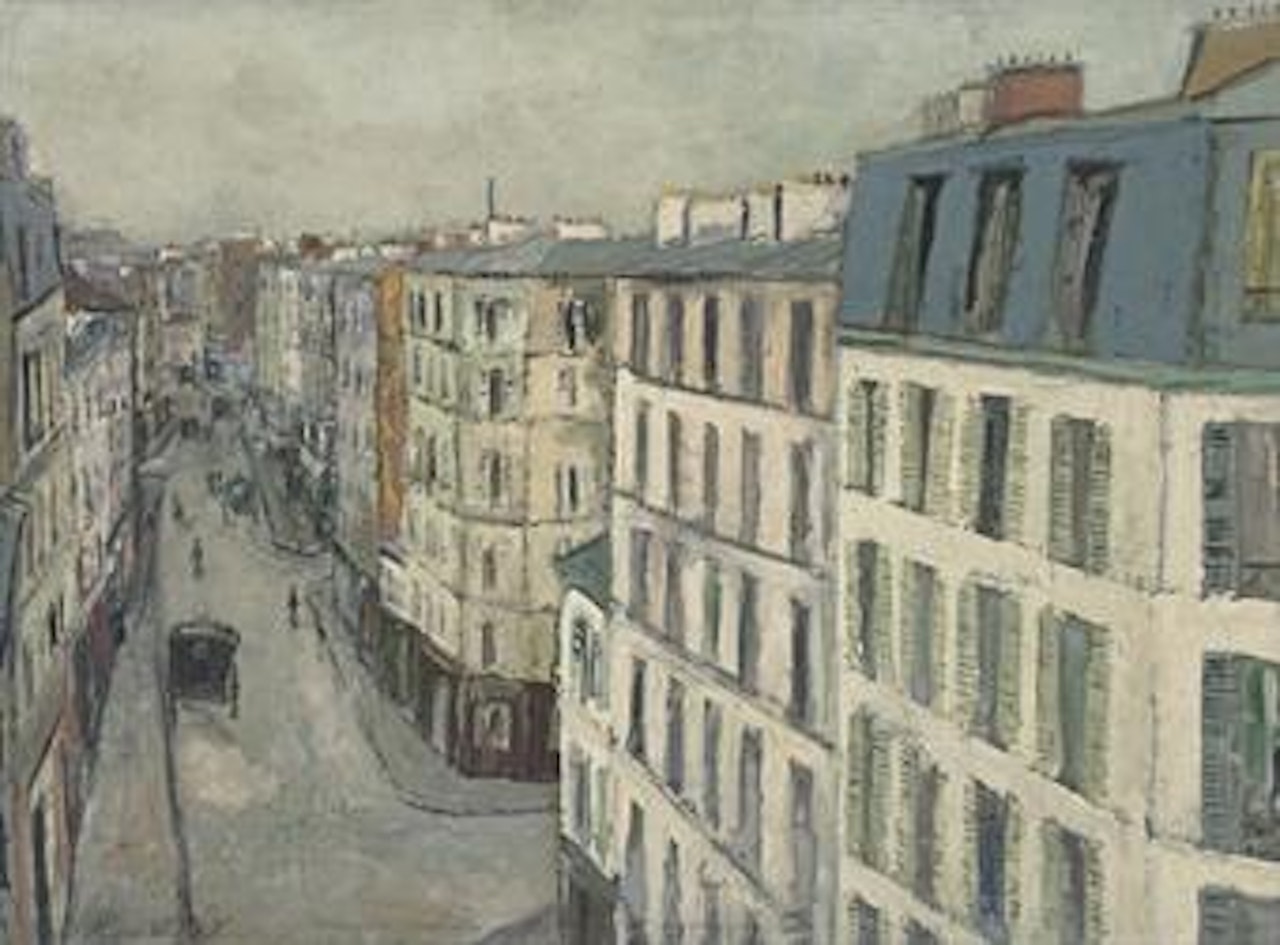 Rue de la Jonquière by Maurice Utrillo
