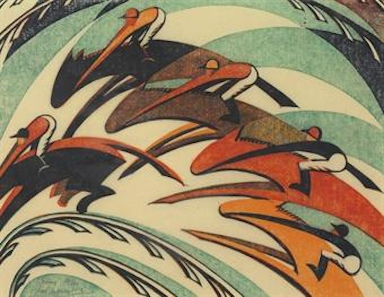 Racing (Coppel SA32) by Sybil Andrews