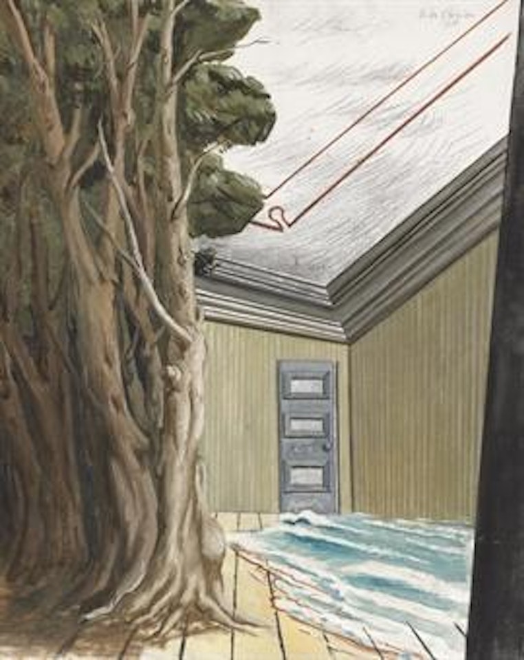 Intérieur forestier (Ovvero, équinoxe) by Giorgio de Chirico