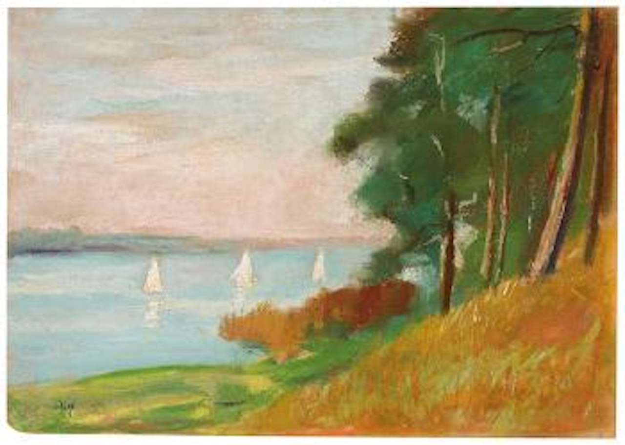 Segelregatta am Wannsee by Lesser Ury