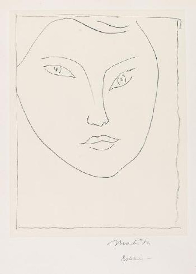 Portrait de Claude D. (Duthuit-Matisse 585) by Henri Matisse