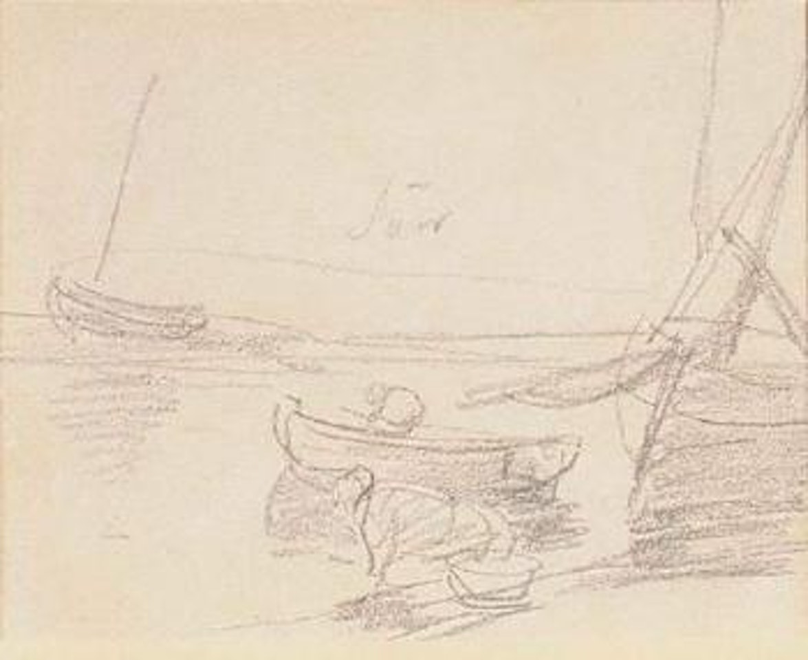 Pecheurs by Eugène Boudin