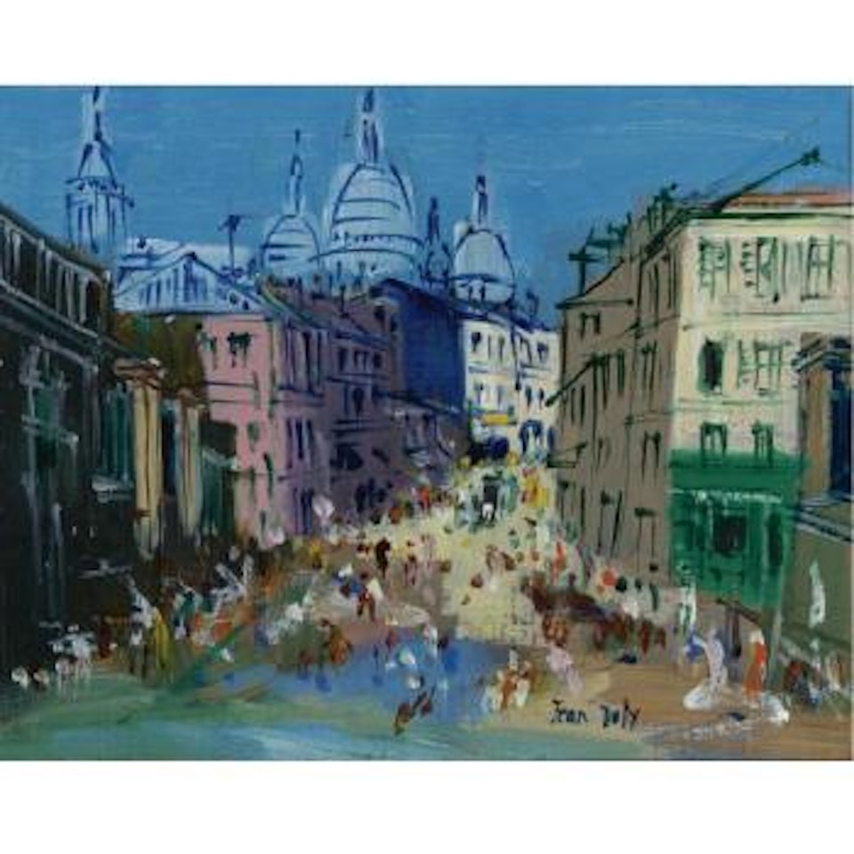 Montmartre, Rue Norvins by Jean Dufy
