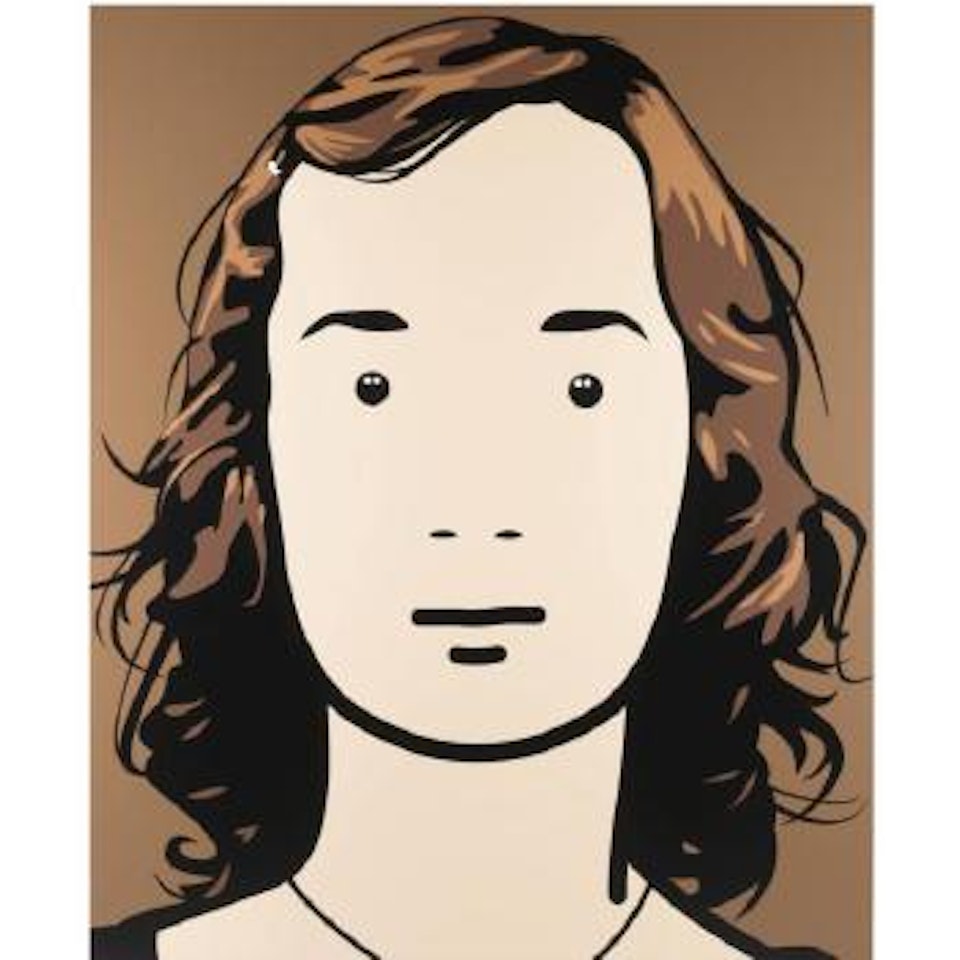 Fiona, Artist. 2 by Julian Opie