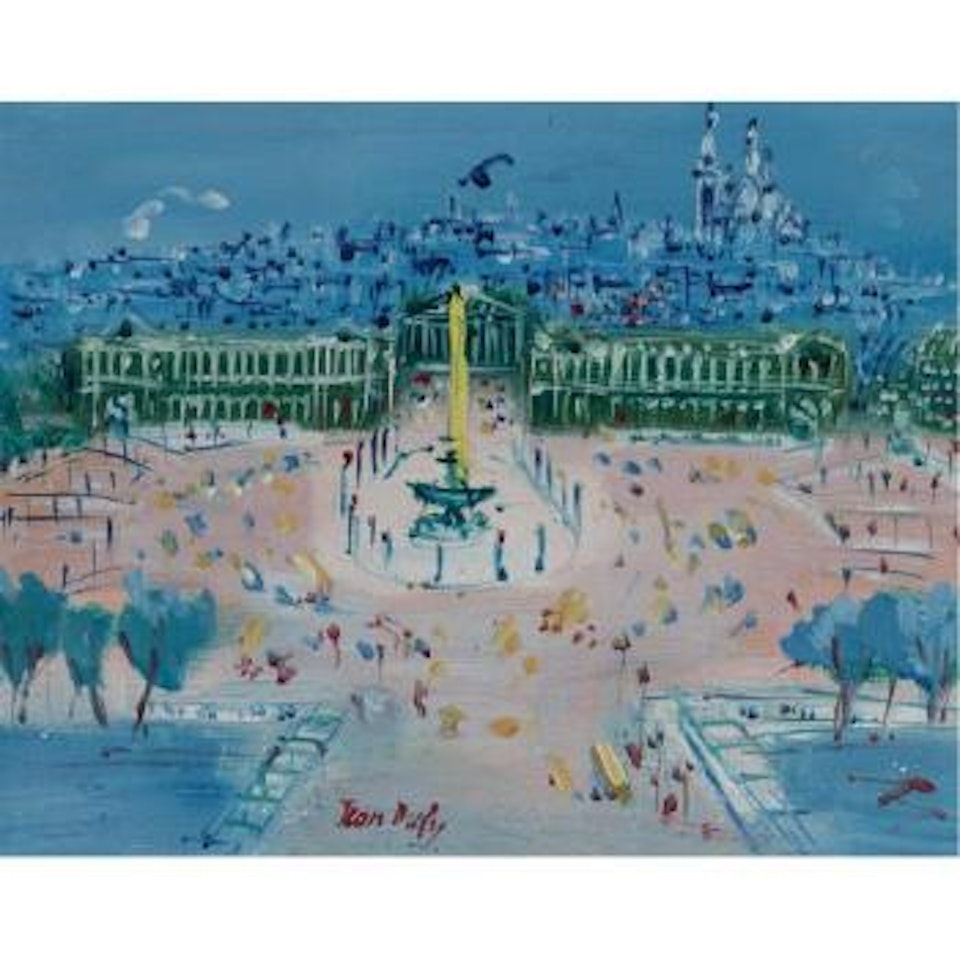 Place De La Concorde by Jean Dufy