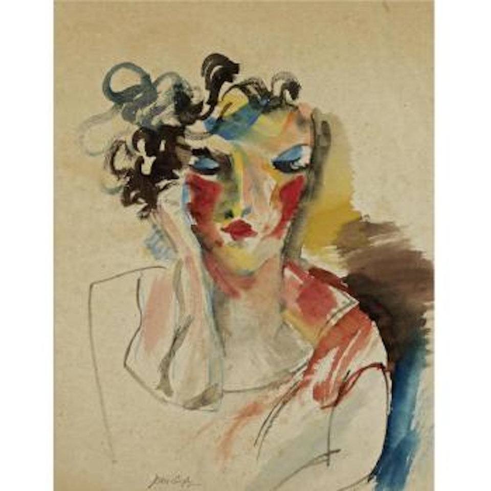 Portrait De Femme by Jean Dufy