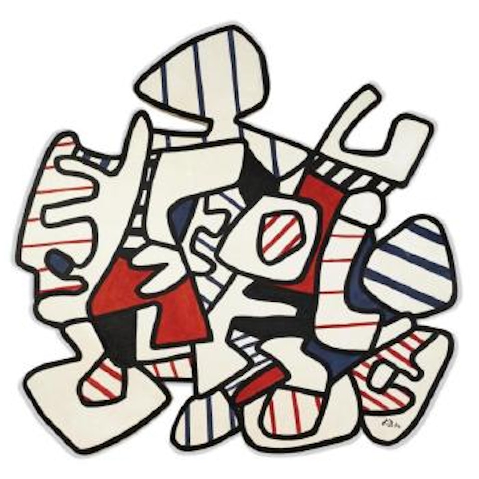 Figure IV by Jean Dubuffet