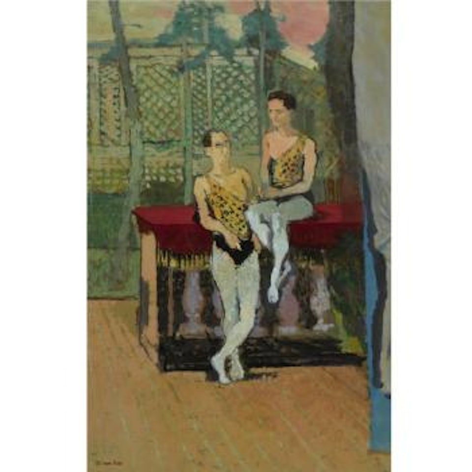 Acrobats by Maurice Brianchon