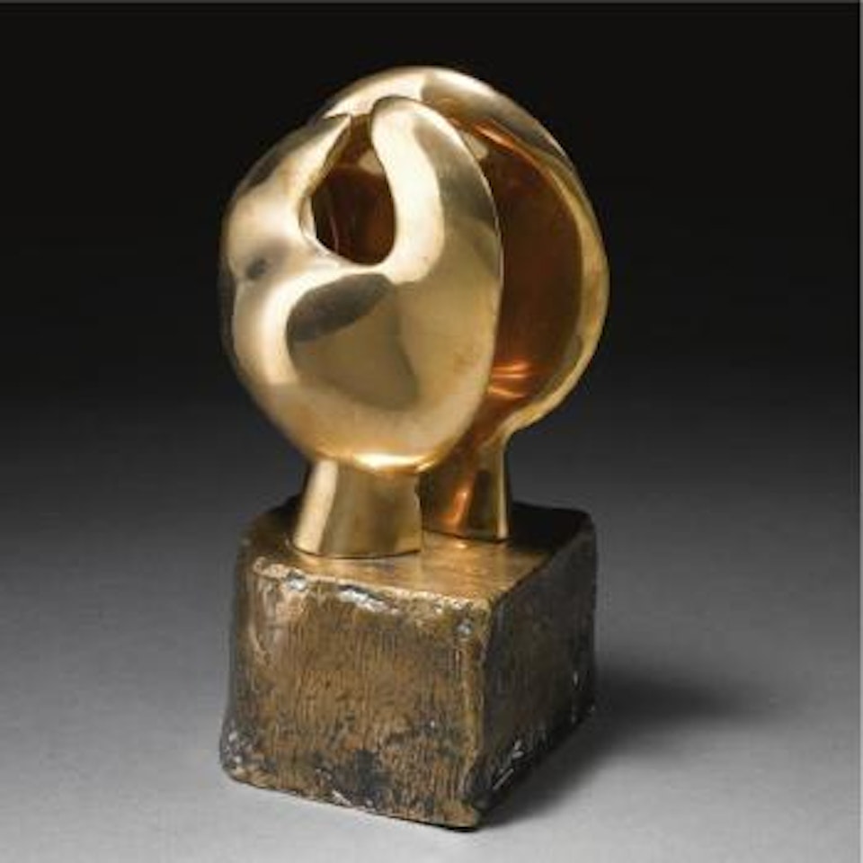 Maquette For Head And Hand by Henry Moore
