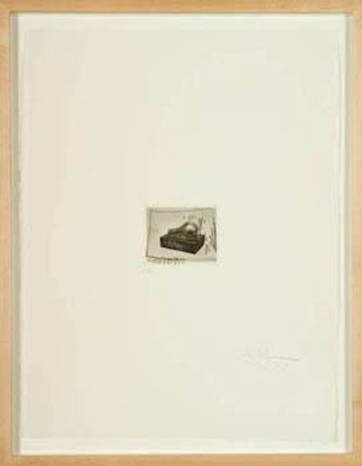 Light bulb (from 1st Etchings, 2nd State) by Jasper Johns
