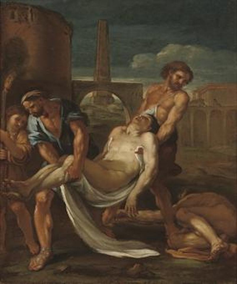The Plague at Ashdod by Guillaume Courtois