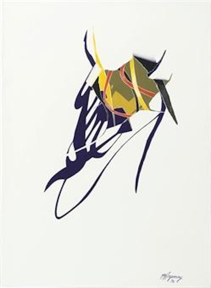 Ribbon 32 by Burhan Cahit Dogancay