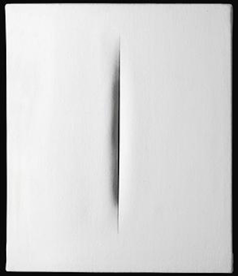 Concetto spaziale, Attesa by Lucio Fontana