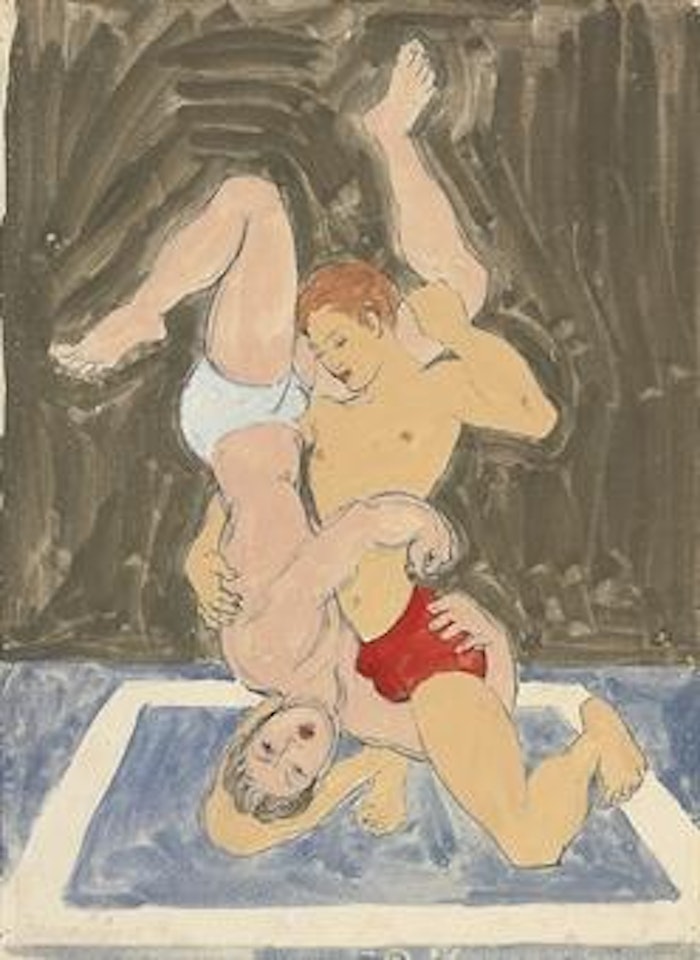 Wrestlers by Duncan Grant