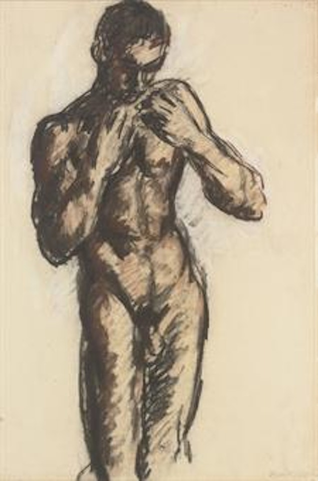 Standing male nude by Duncan Grant