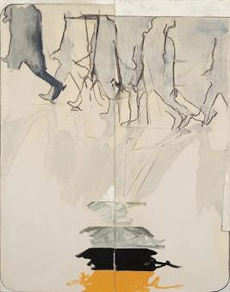 Da destra verso sinistra by Mario Schifano