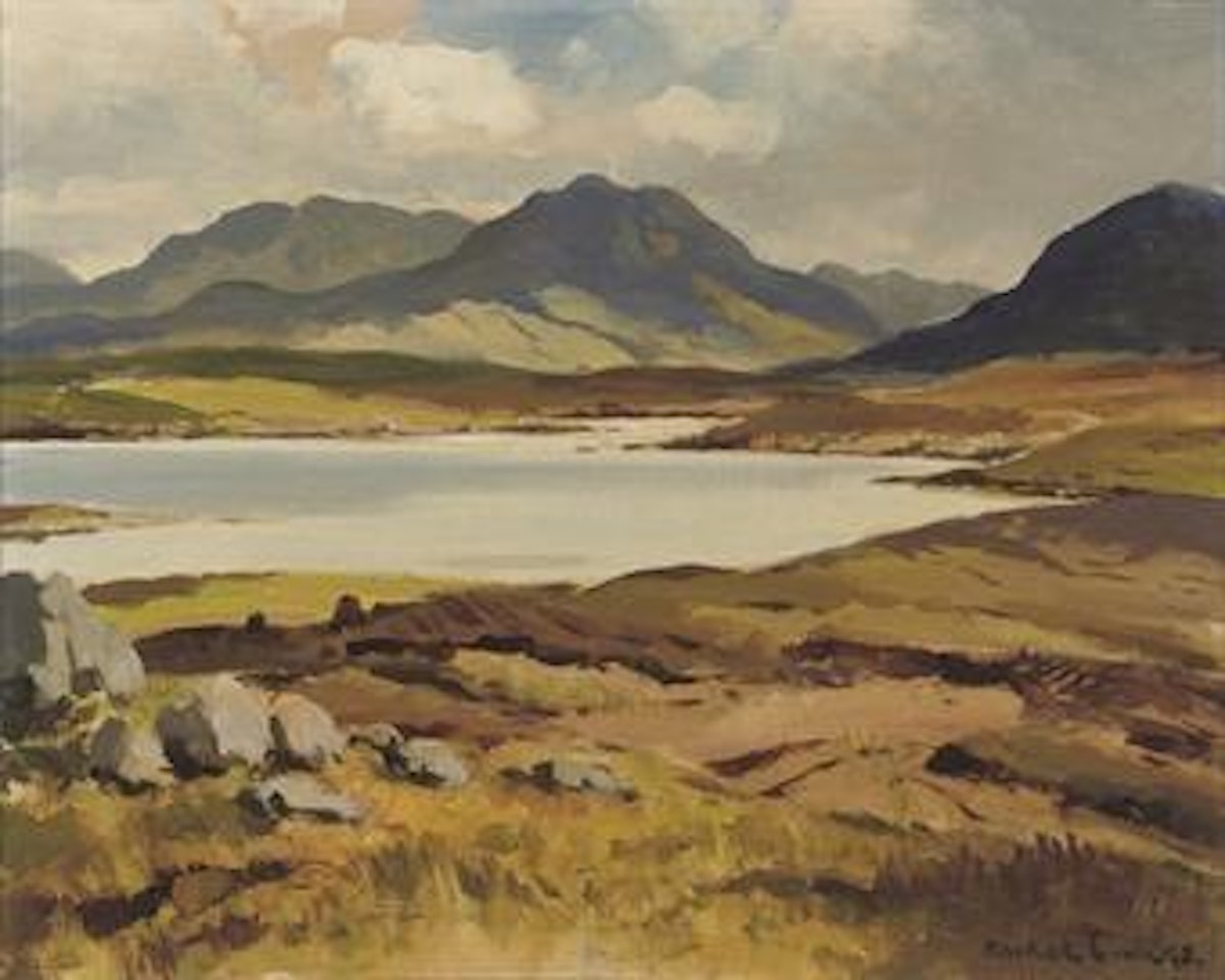 Mountain landscape by Maurice Canning Wilks
