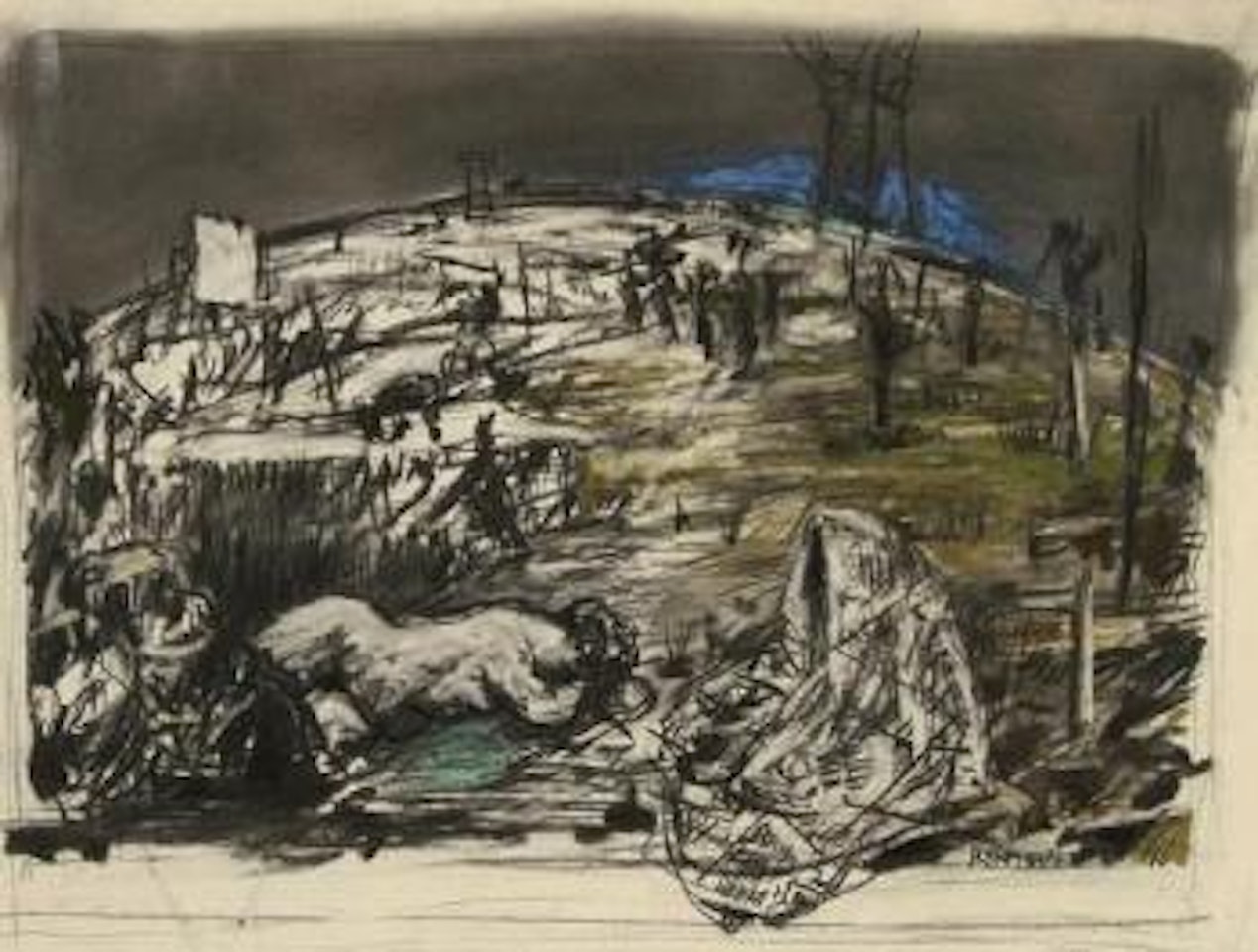 Nude in a Landscape by William Kentridge