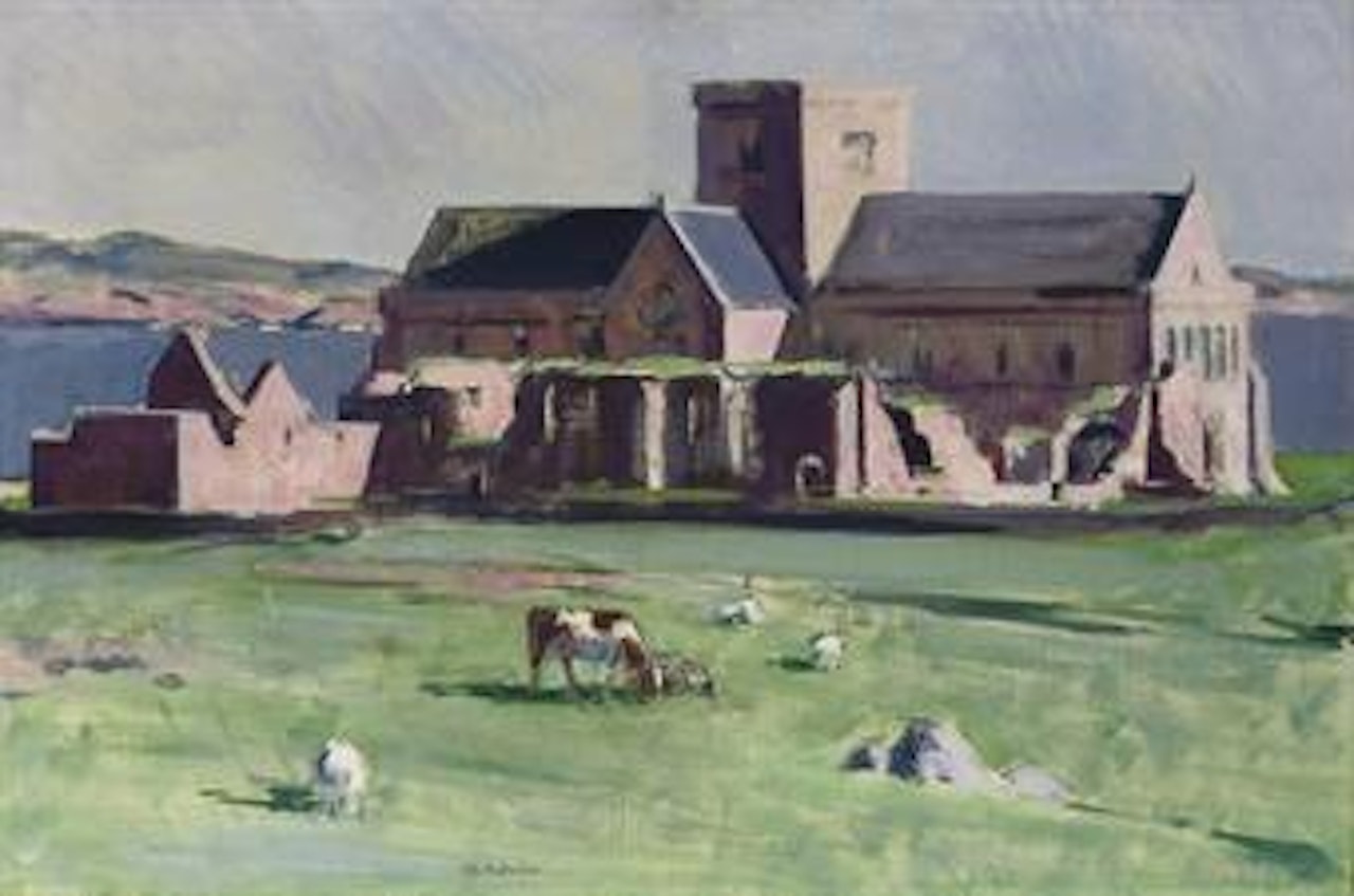 Iona Cathedral by Francis Campbell Boileau Cadell